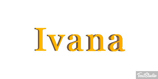 Ivana Efecto de texto