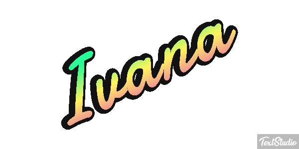 Ivana Efecto de texto