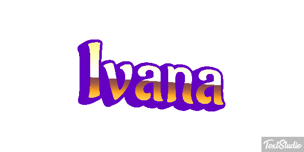 Ivana Efecto de texto