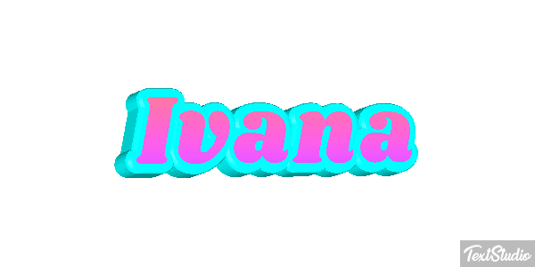 Ivana Efecto de texto