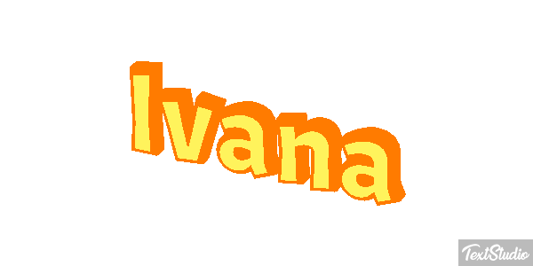 Ivana Efecto de texto