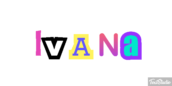 Ivana Efecto de texto