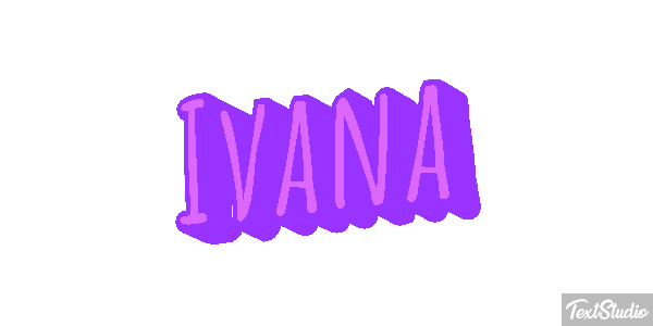 Ivana Efecto de texto
