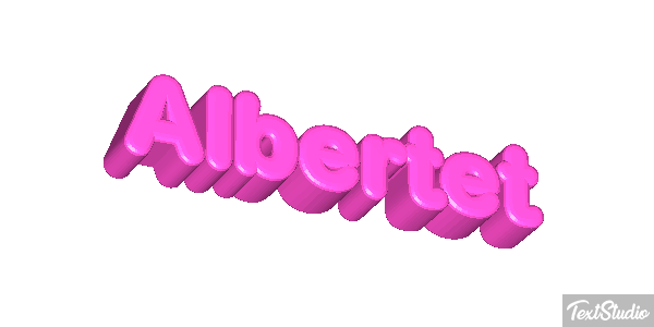 Albertet テキスト効果