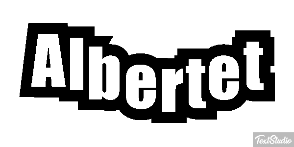 Albertet テキスト効果