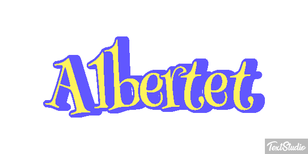 Albertet テキスト効果