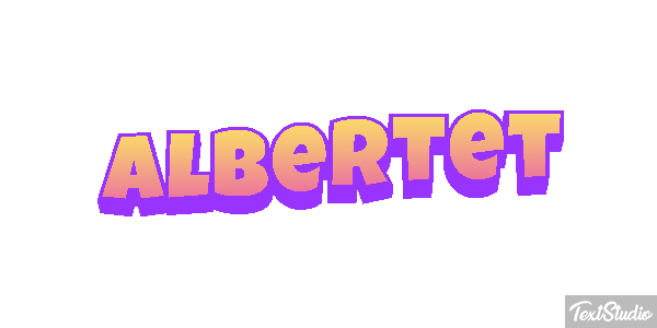 Albertet テキスト効果