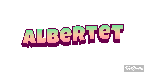 Albertet テキスト効果