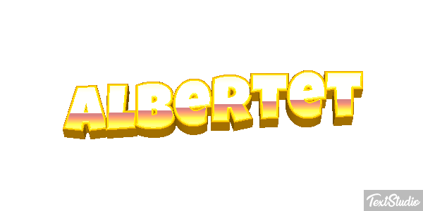 Albertet テキスト効果
