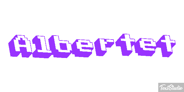 Albertet テキスト効果