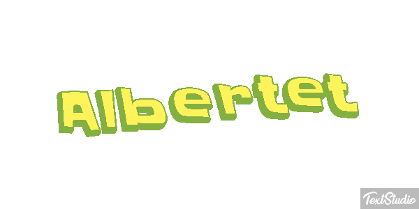 Albertet テキスト効果