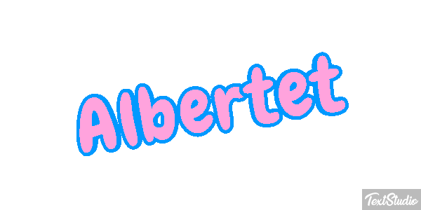 Albertet テキスト効果