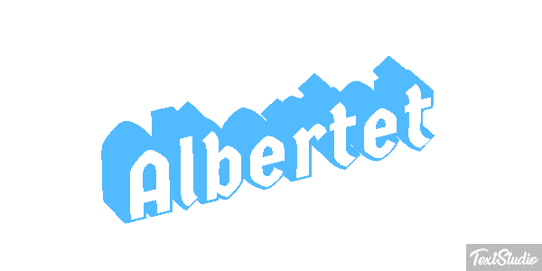 Albertet テキスト効果