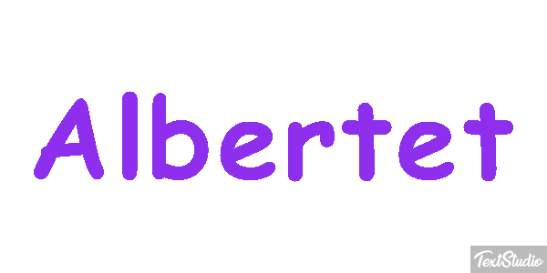 Albertet テキスト効果