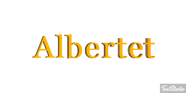 Albertet テキスト効果