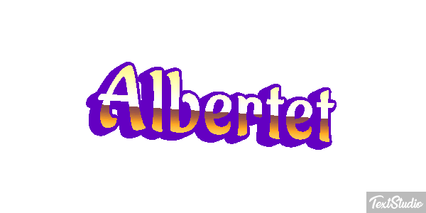 Albertet テキスト効果