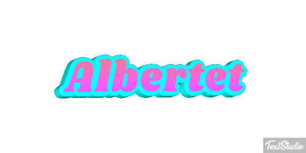 Albertet テキスト効果