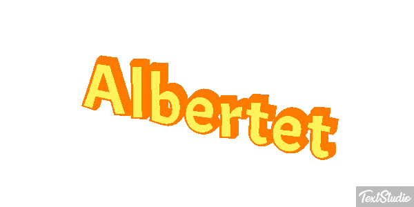Albertet テキスト効果
