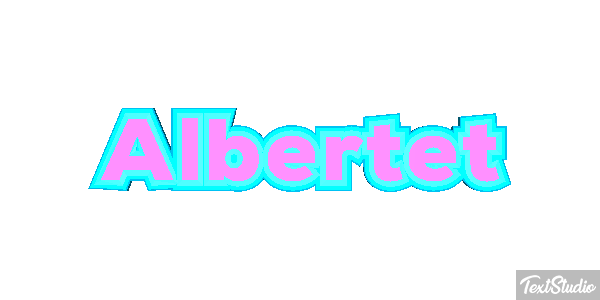 Albertet テキスト効果