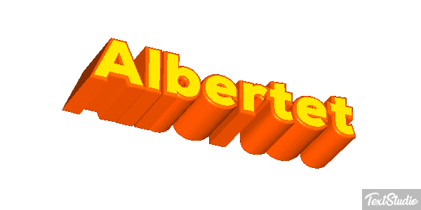 Albertet テキスト効果