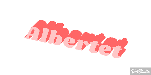 Albertet テキスト効果
