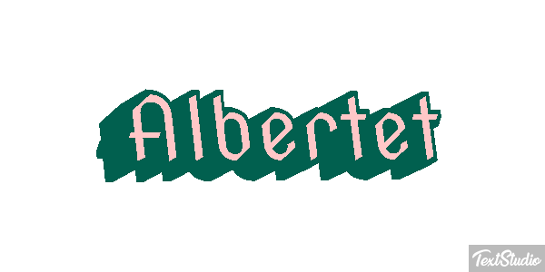 Albertet テキスト効果