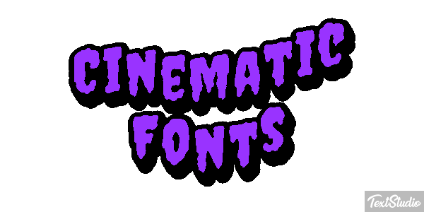 Cinematic Fonts Text effect