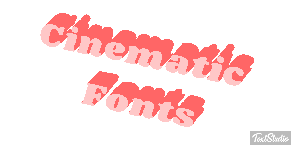 Cinematic Fonts Text effect
