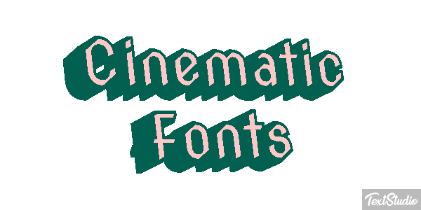 Cinematic Fonts Text effect