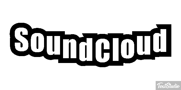 SoundCloud Text effect