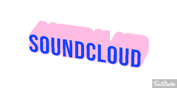 SoundCloud Text effect