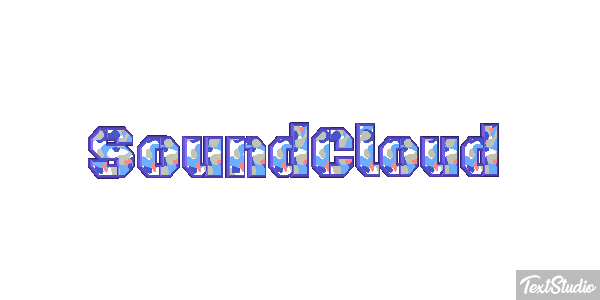 SoundCloud Text effect