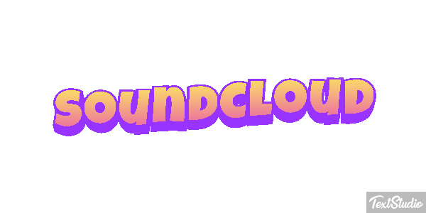 SoundCloud Text effect