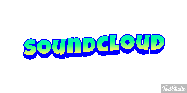 SoundCloud Text effect