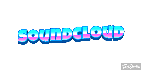 SoundCloud Text effect