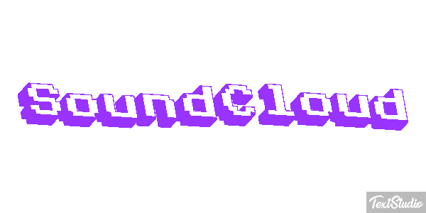 SoundCloud Text effect