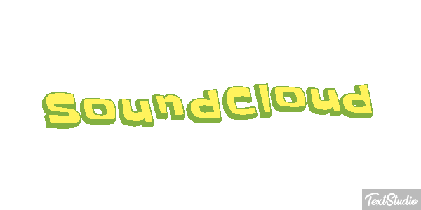 SoundCloud Text effect
