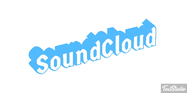 SoundCloud Text effect