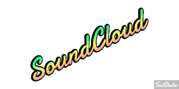 SoundCloud Text effect