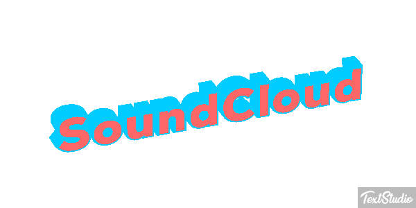 SoundCloud Text effect