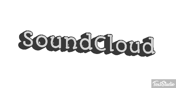 SoundCloud Text effect