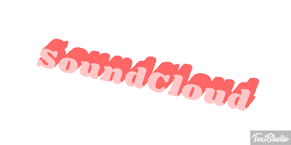 SoundCloud Text effect