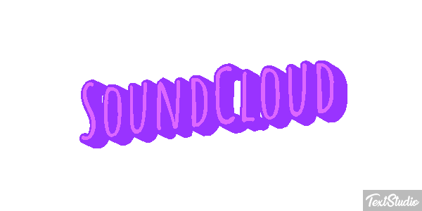 SoundCloud Text effect