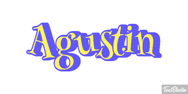 Agustin Текстовый эффект