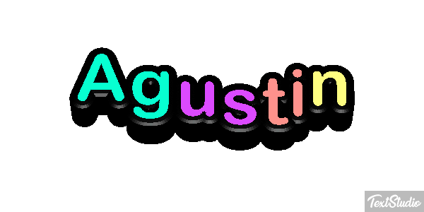 Agustin Текстовый эффект