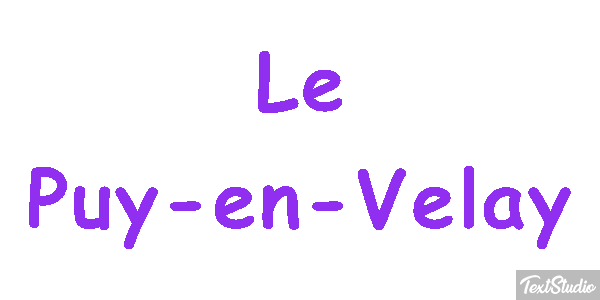 Le Puy-en-Velay Effetto testo