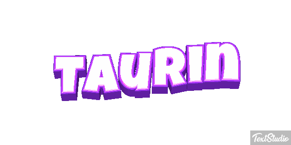 Taurin Текстовый эффект