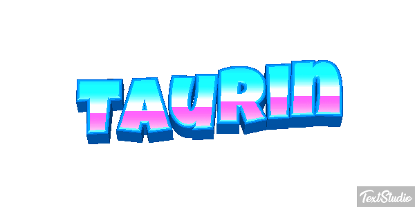 Taurin Текстовый эффект