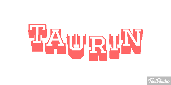 Taurin Текстовый эффект