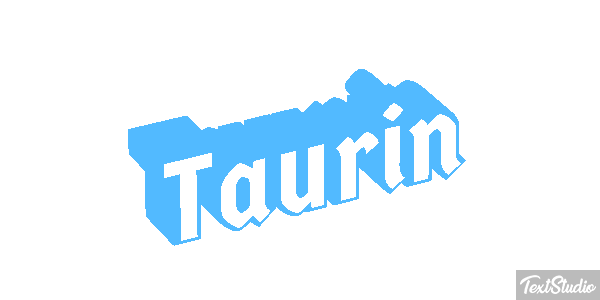 Taurin Текстовый эффект